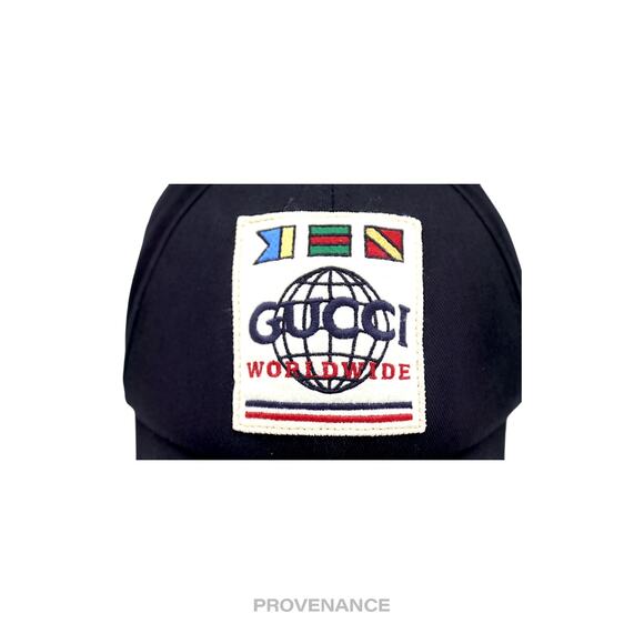 Gucci Black Hat with Logo Patch - Picture 7 of 11